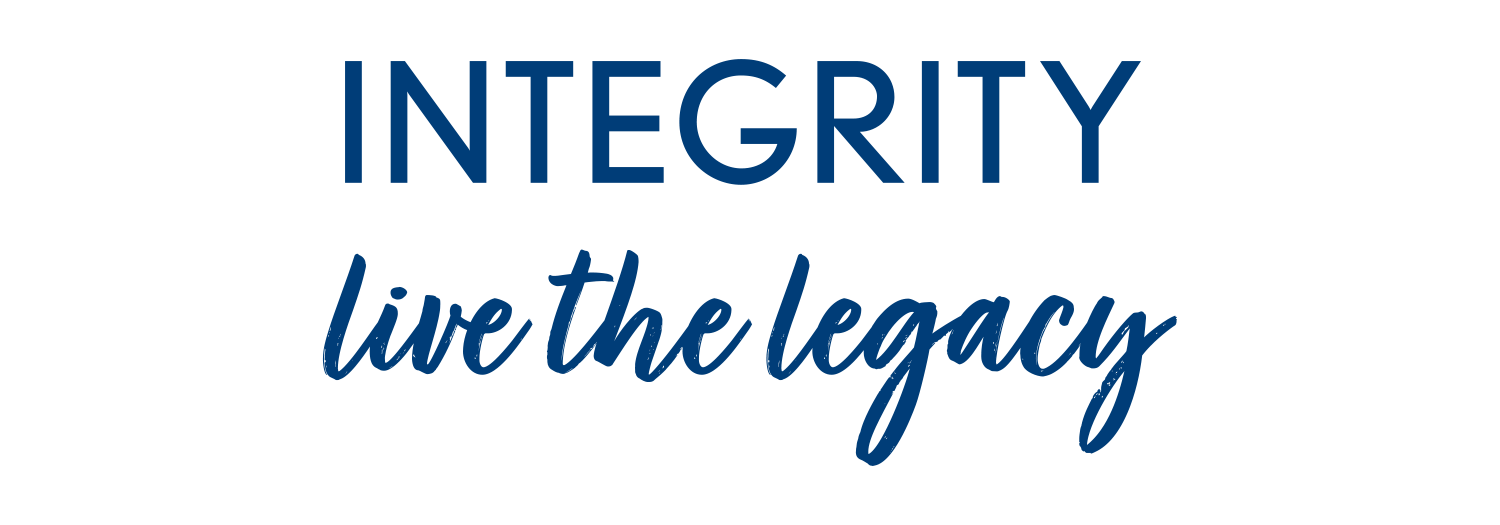 Integrity - live the legacy