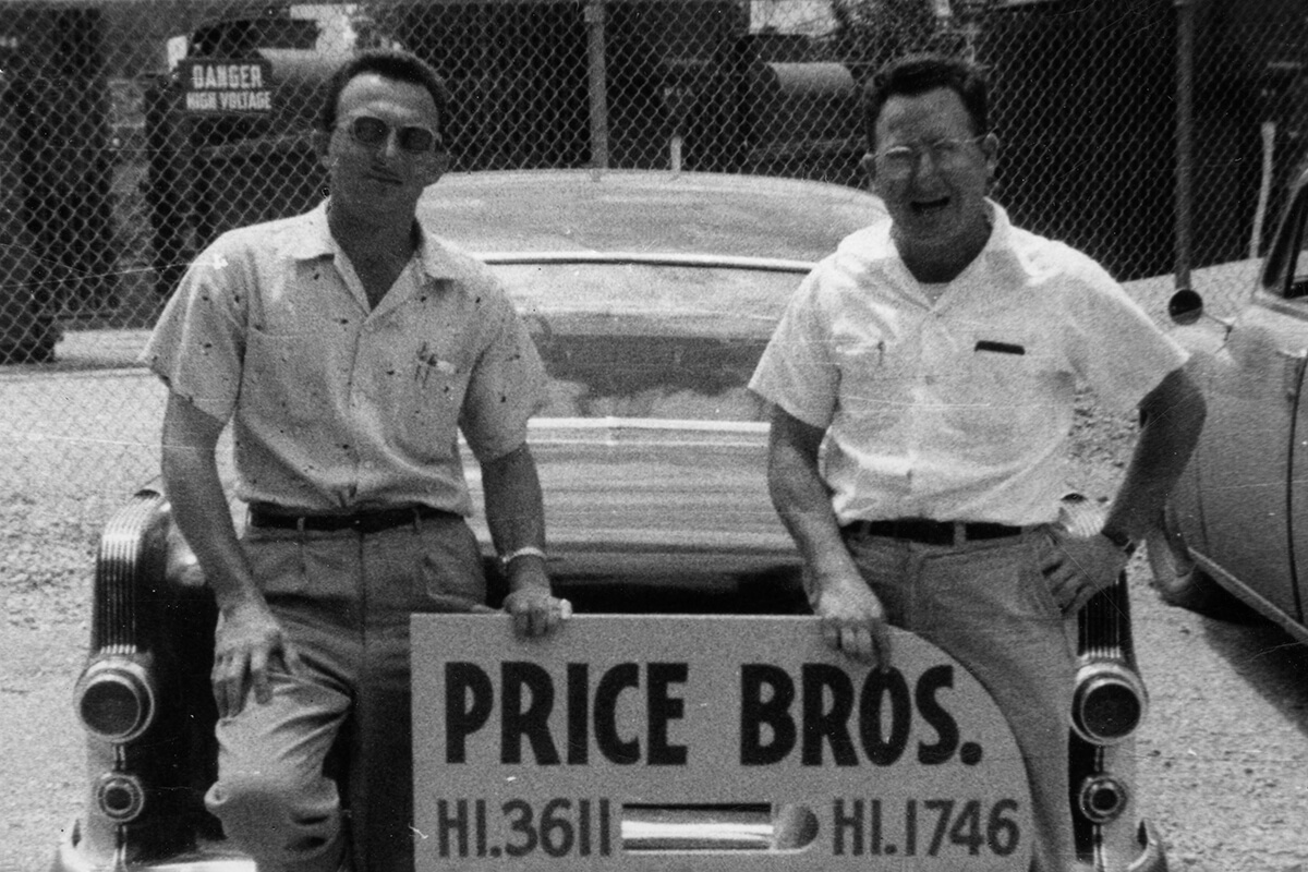 sam and steve holding company sign